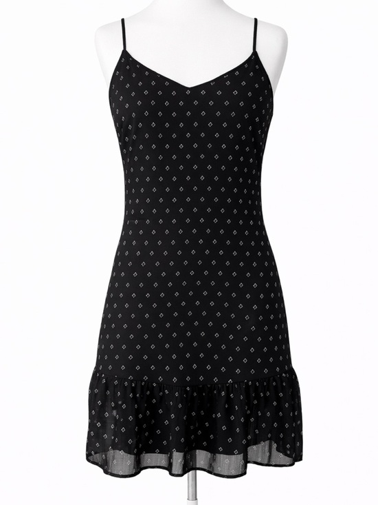 Old Navy Dresses & Skirts - Old Navy Black with White Diamond detail Mini dress Size Small